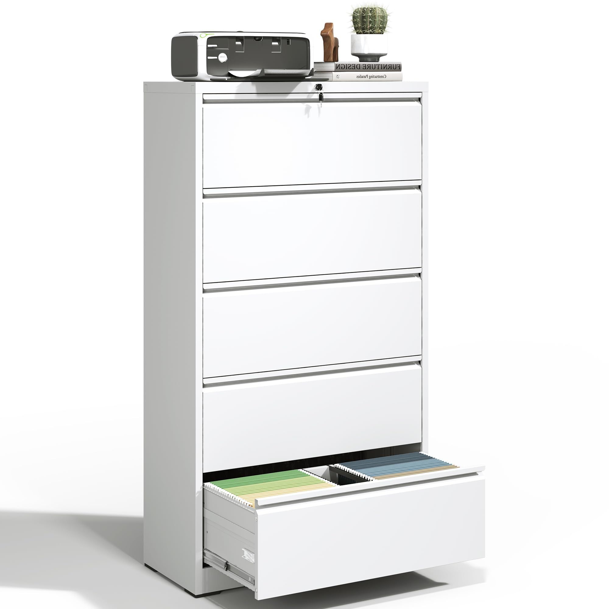 Filing Cabinet - 5 Drawer - Metal