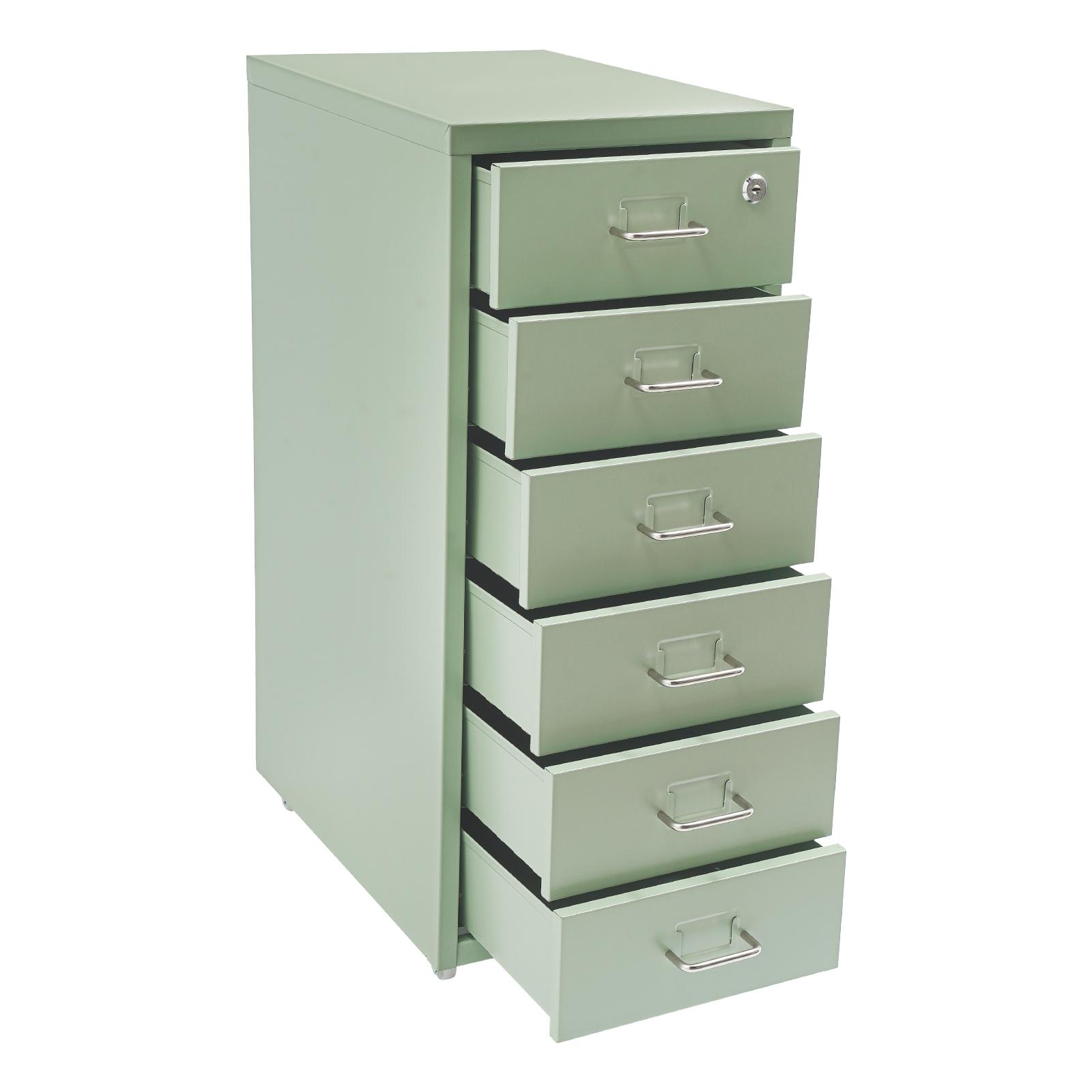 Filing Cabinet - 6 Drawer - Metal