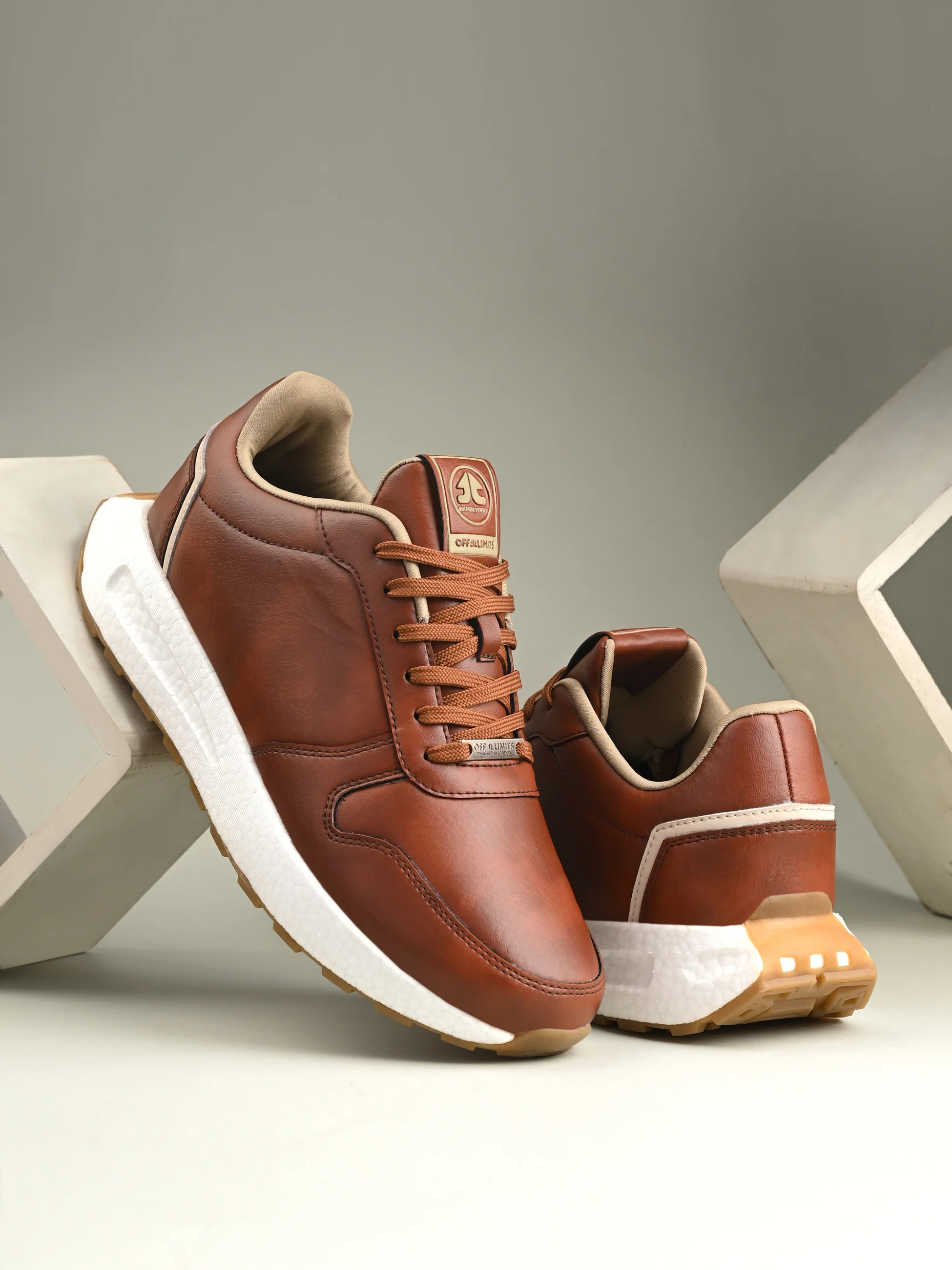 Flex Brown Athletic Shoes