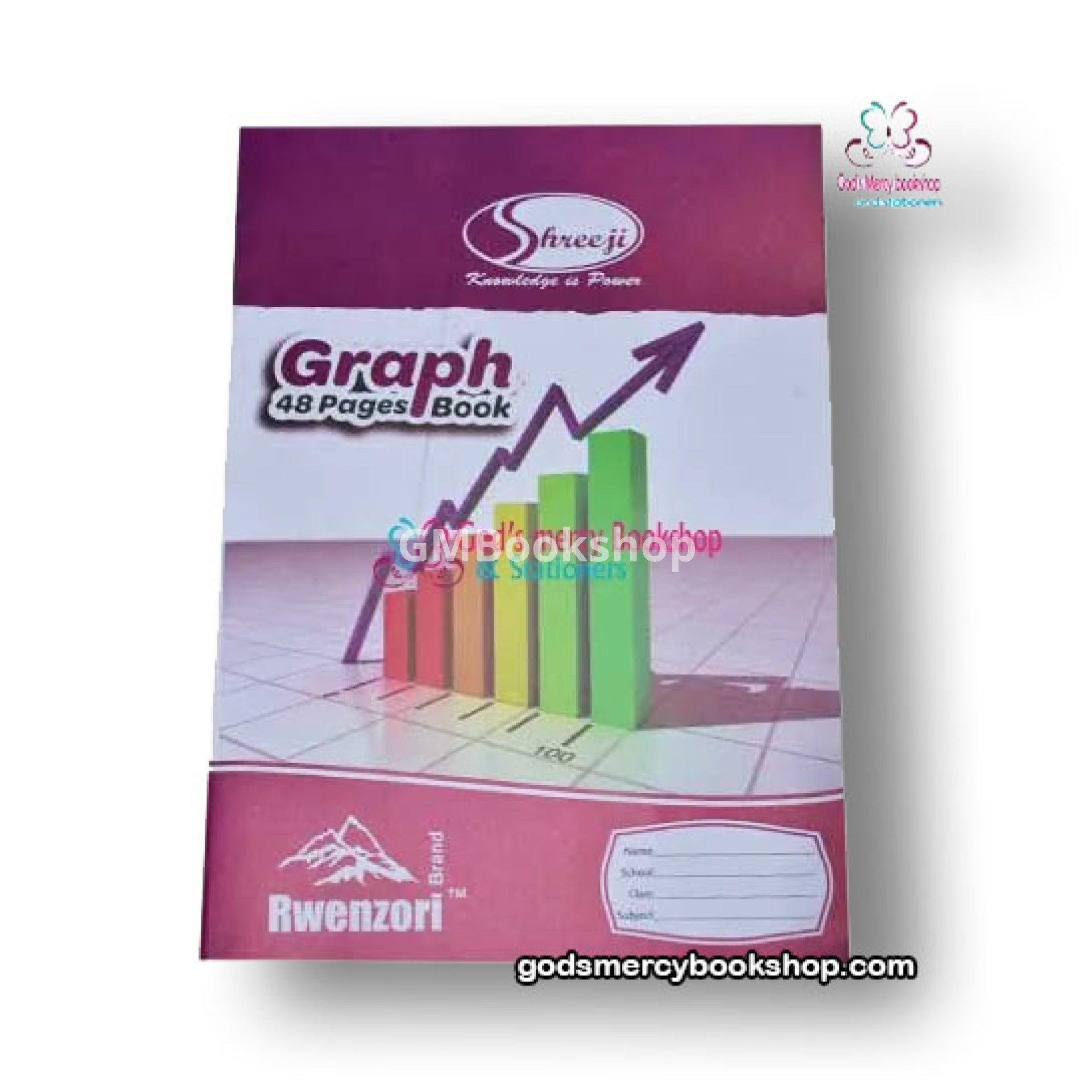 Graph Book - 48 Pages - Purple