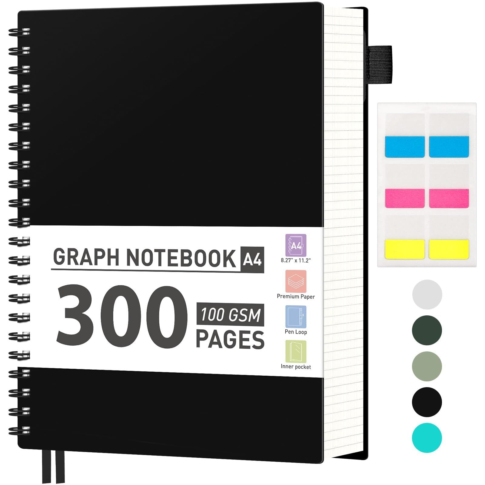 Graph Paper Notebook - A4 - 240 Pages