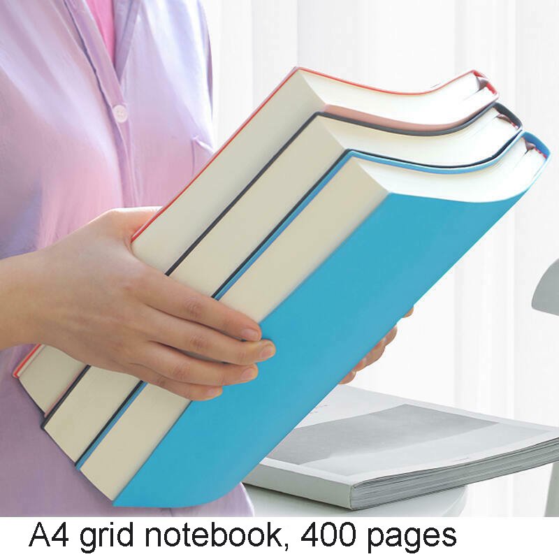 Graph Paper Notebook - A4 - 400 Pages