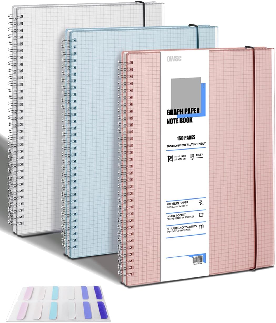 Graph Paper Notebook - A4 - 500 Pages