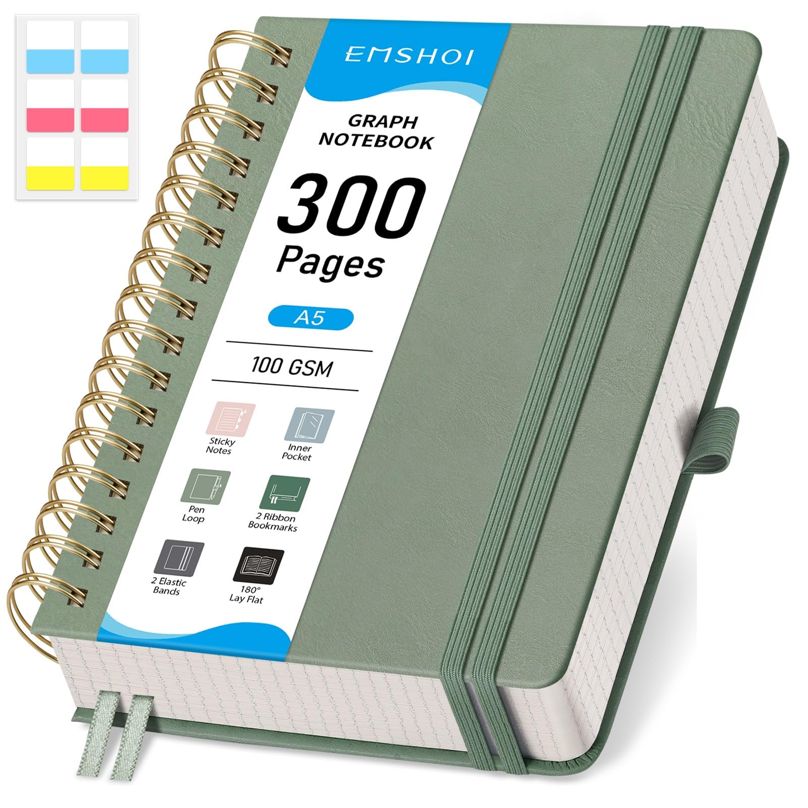 Graph Paper Notebook - A4 - 600 Pages