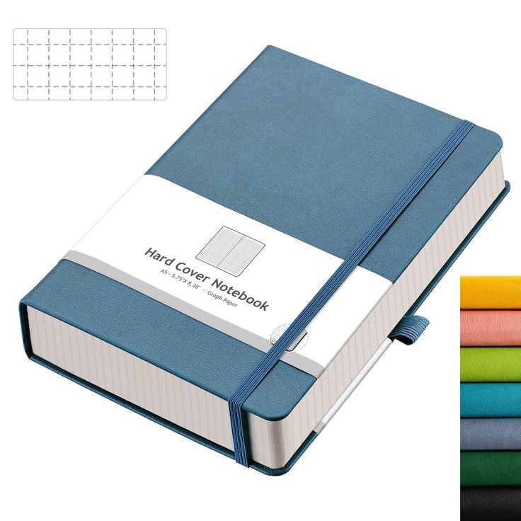 Graph Paper Notebook - A5 - 100 Pages