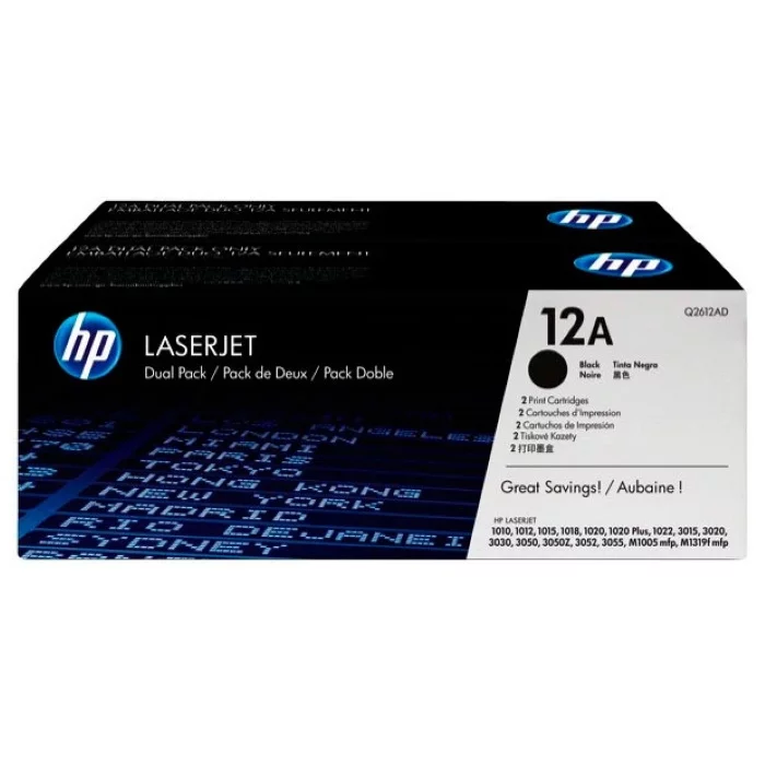 HP 12A Black Toner Cartridge