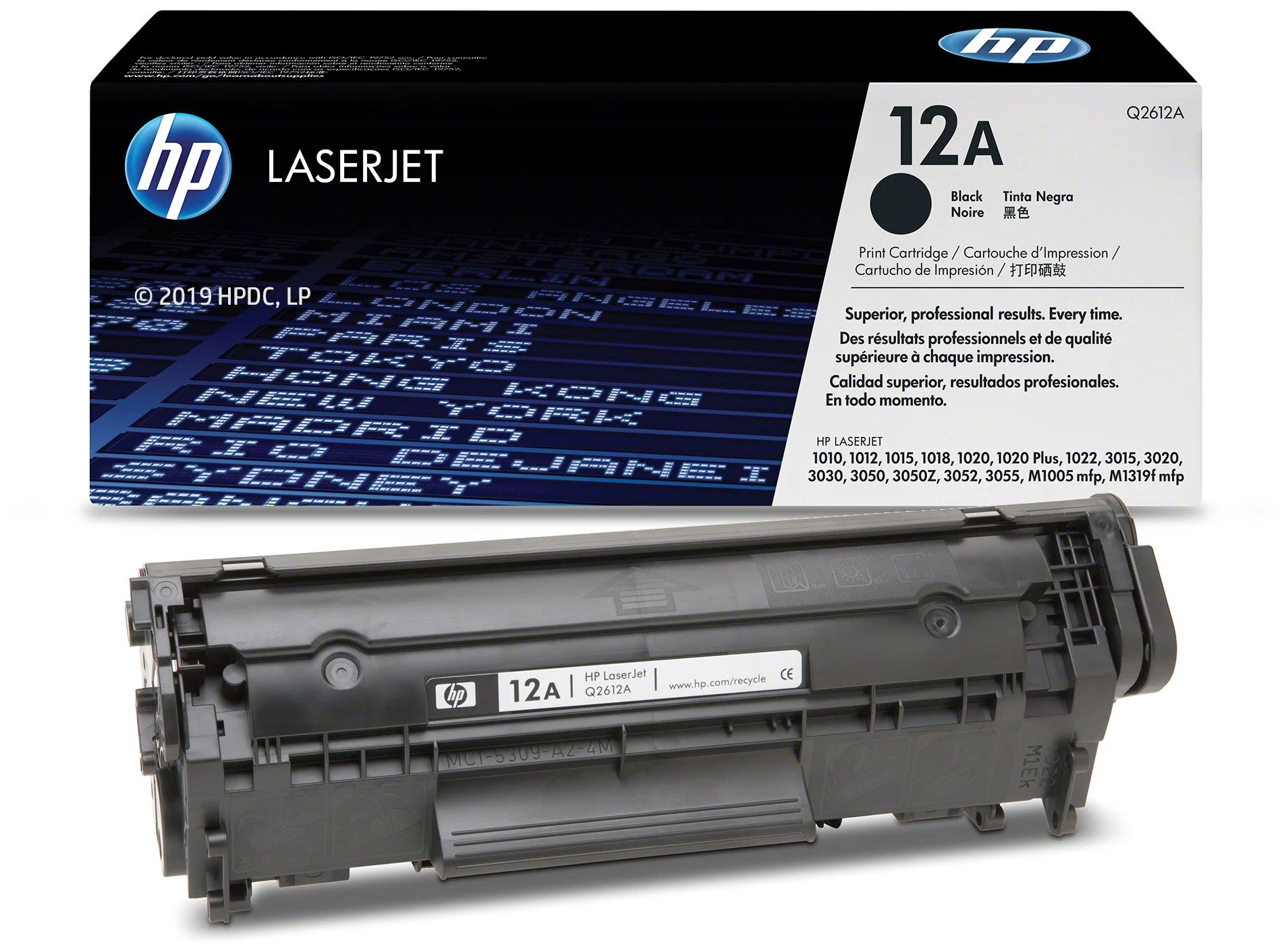 HP 12A XL Black Toner Cartridge