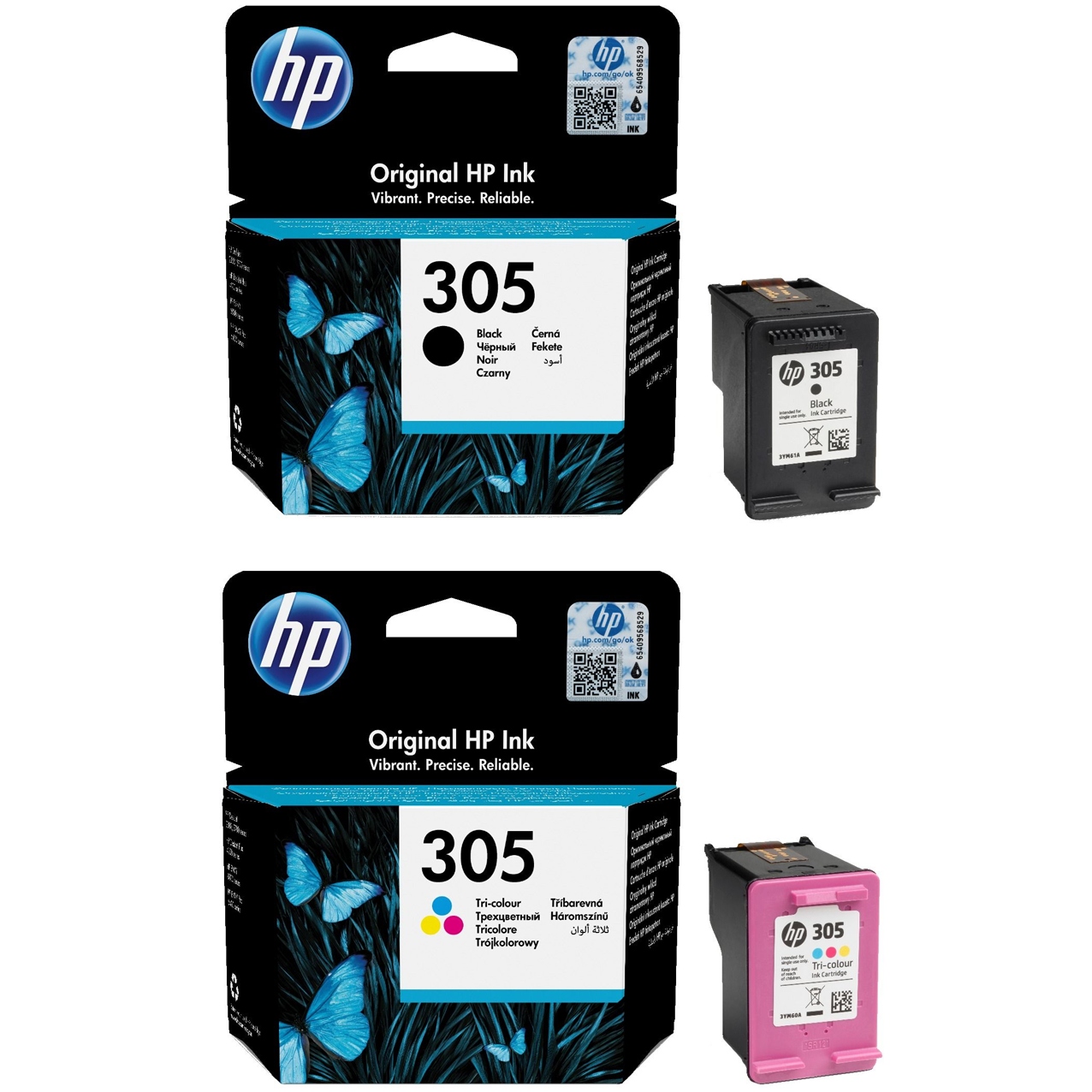 HP 305 Color Ink - Combo Pack