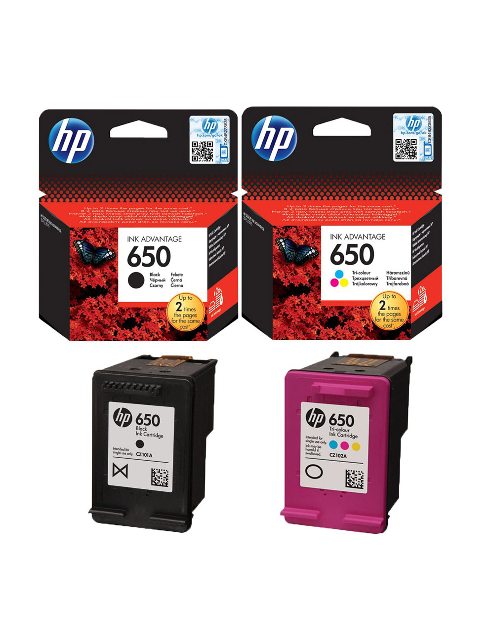 HP 650 Color Ink Cartridge