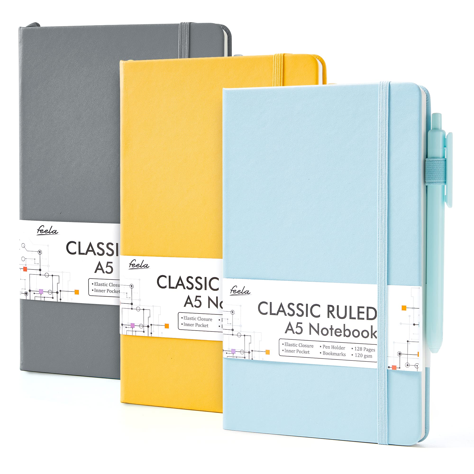 Hardcover Notebook - A5 - 120 Pages