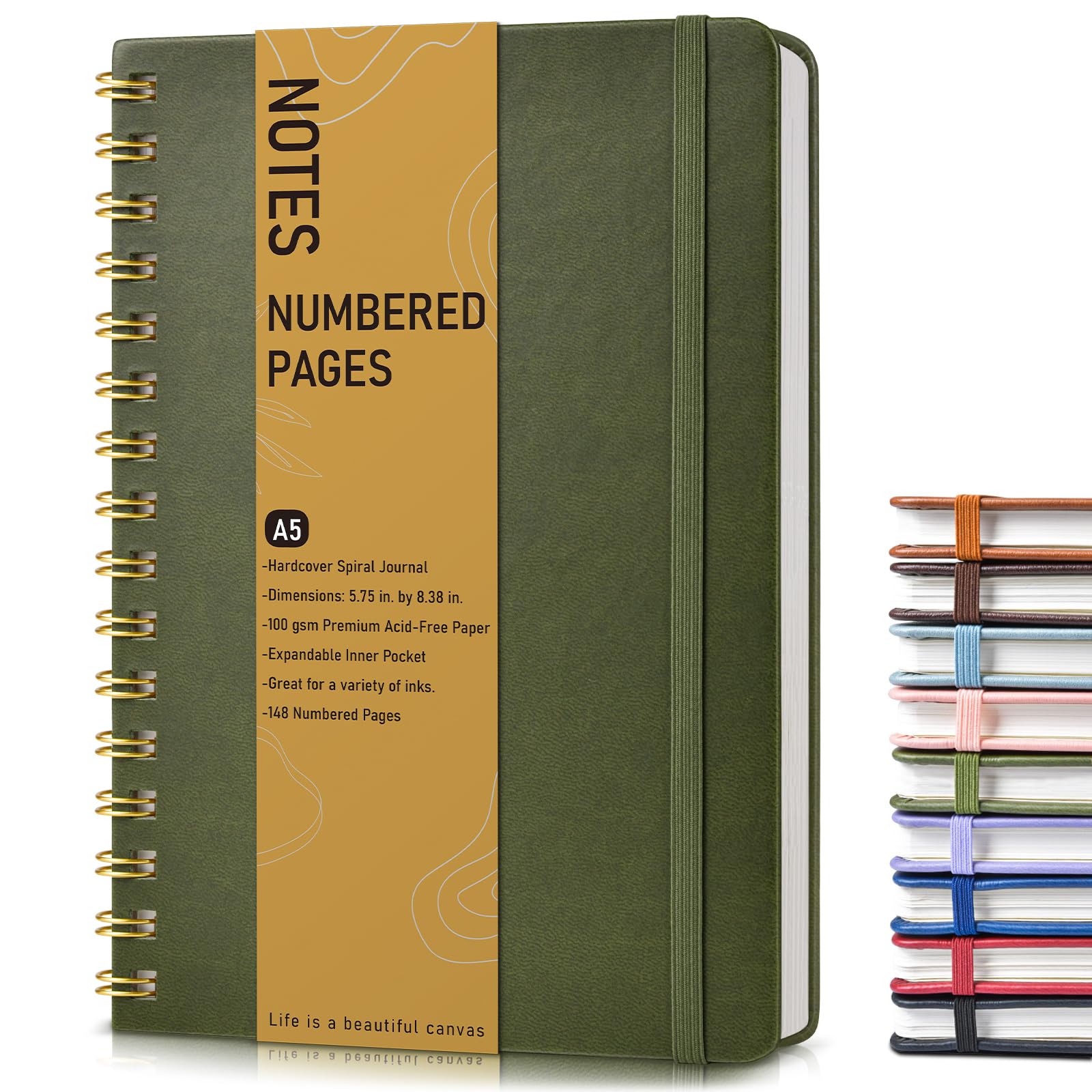 Hardcover Notebook - A5 - 500 Pages
