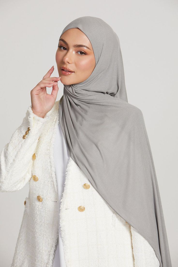 Hijab Accessories - Grey