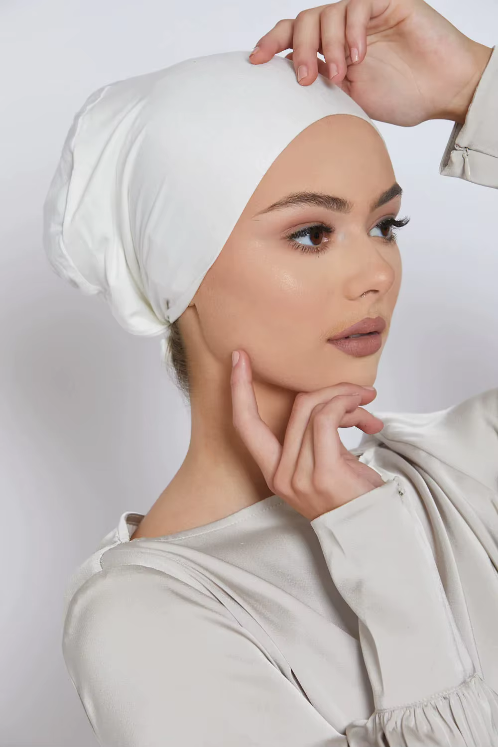 Hijab Cap - White