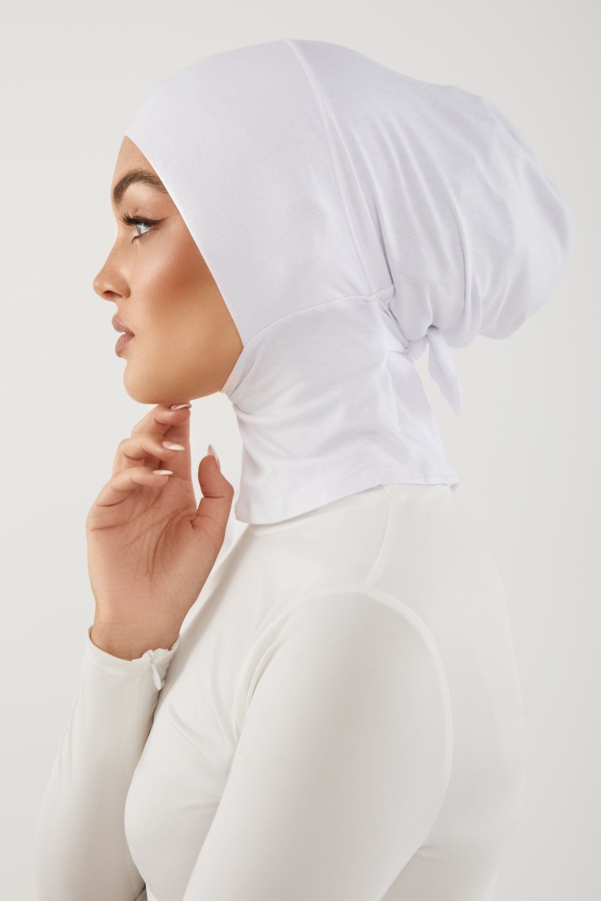 Hijab Cap - White