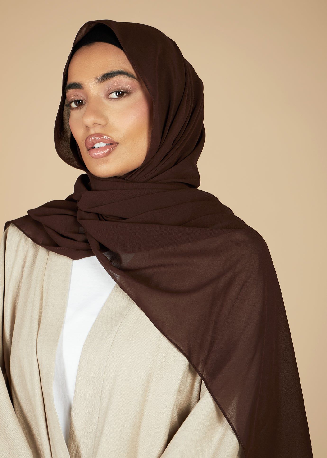 Hijab Clip - Brown