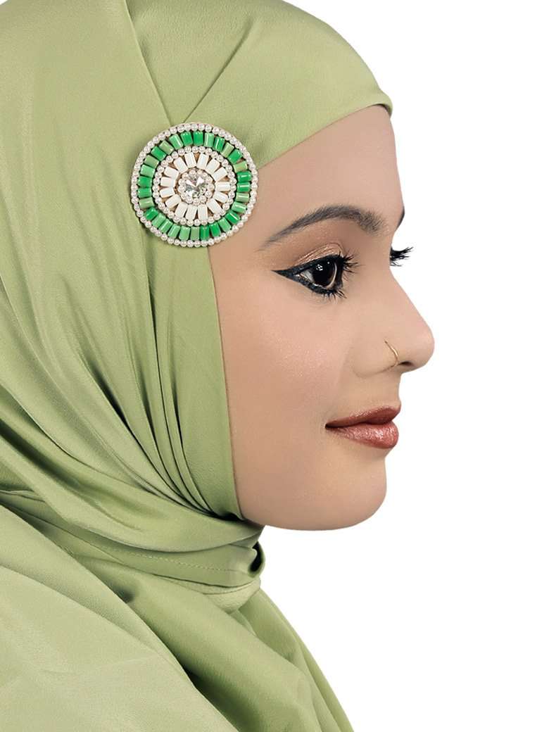 Hijab Clip - Green
