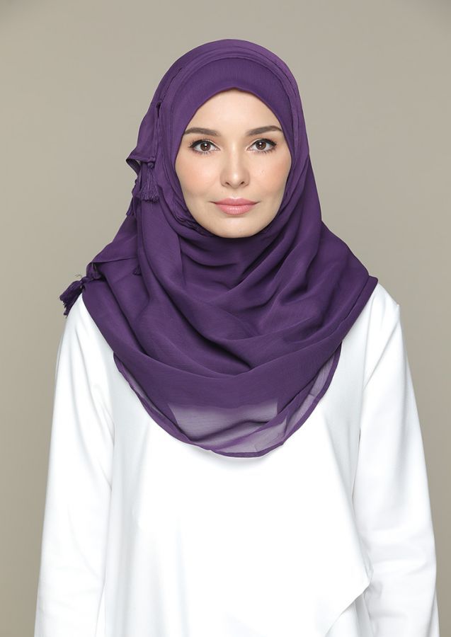 Hijab Clip - Purple