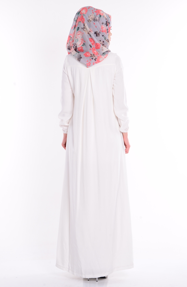 Hijab Dress - Cream