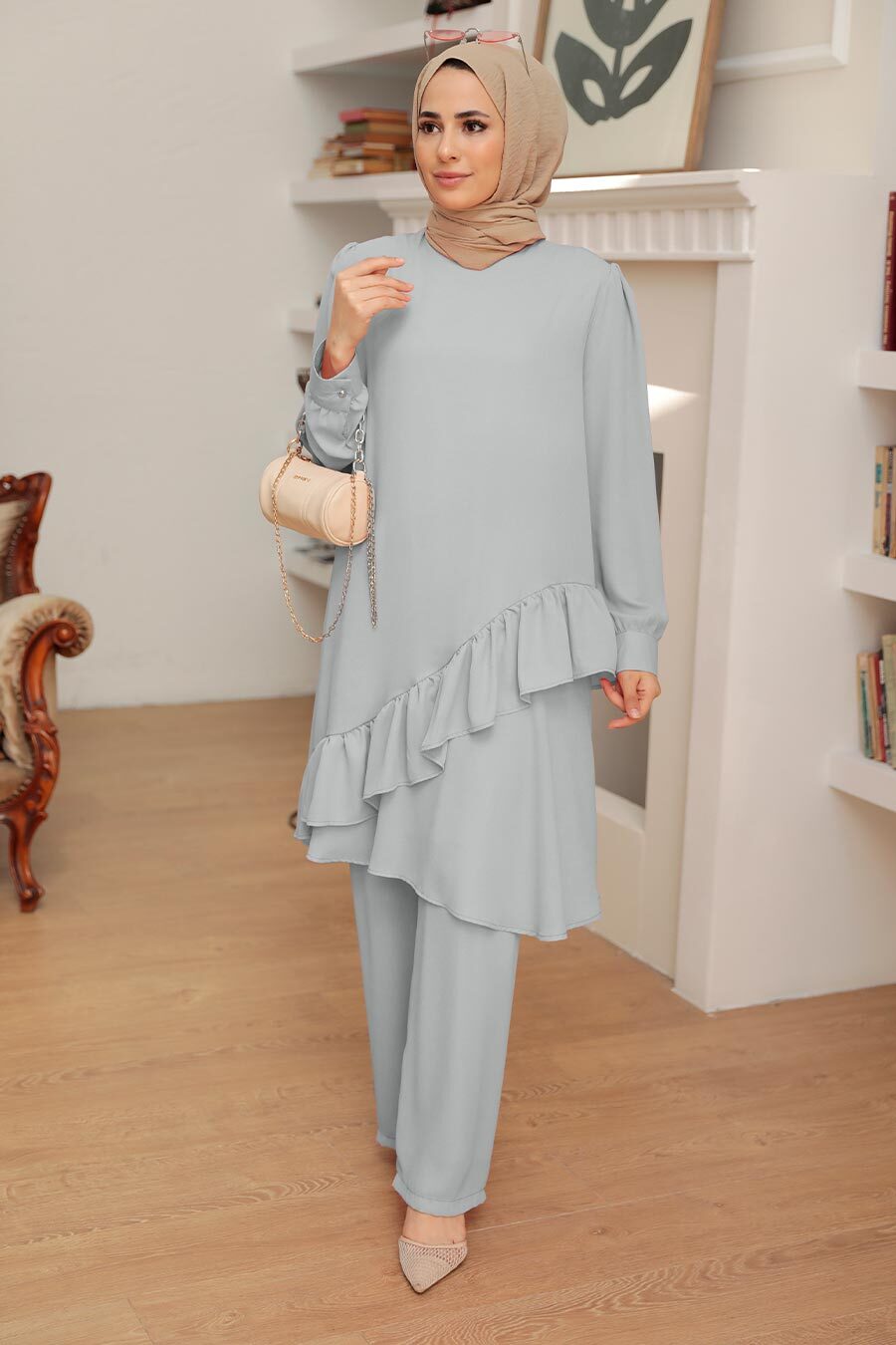 Hijab Dress - Grey
