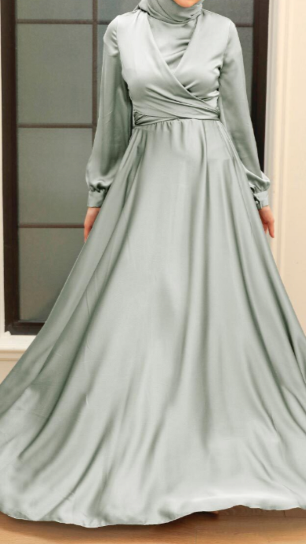 Hijab Dress - Grey