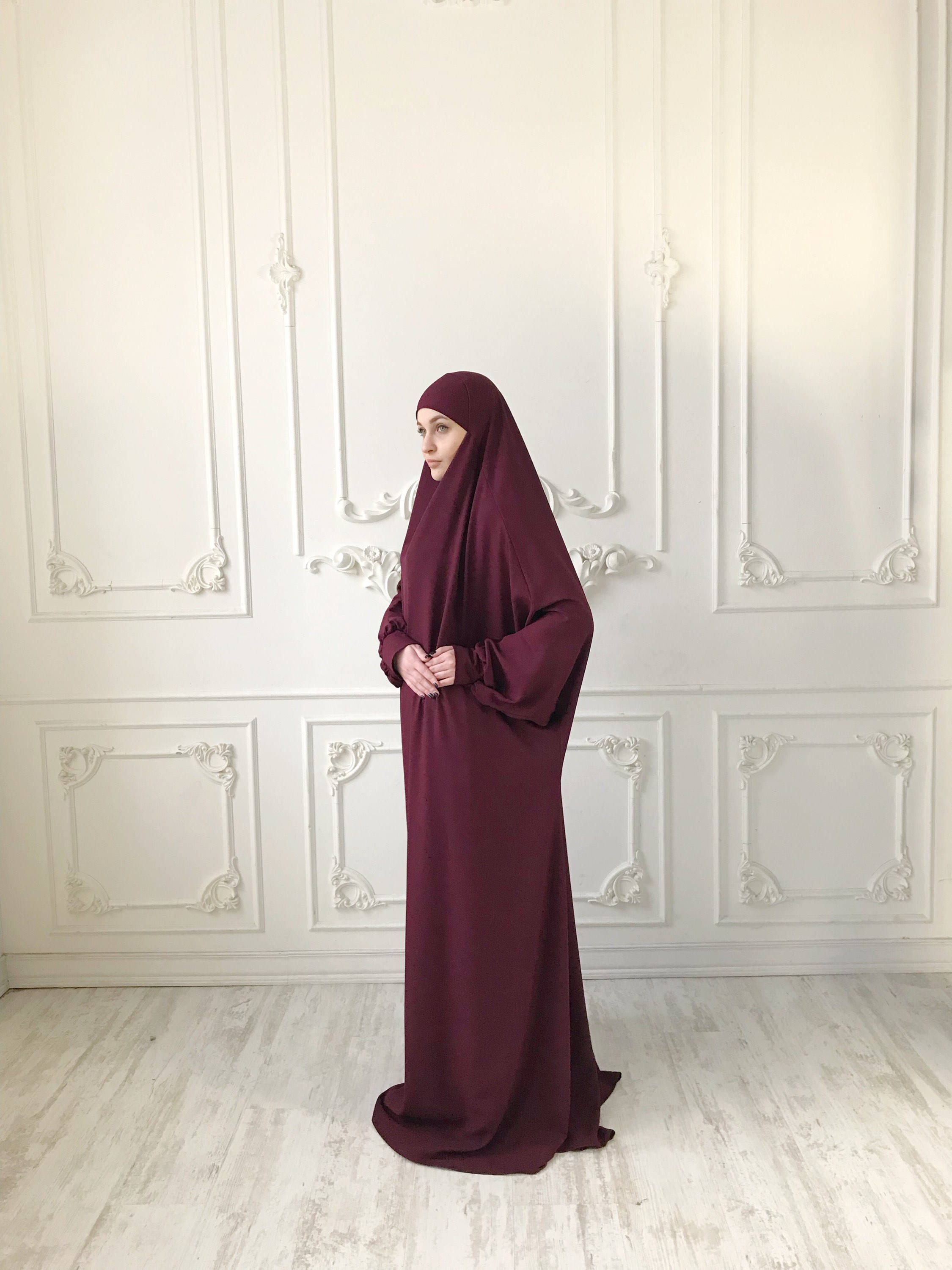 Hijab Dress - Maroon