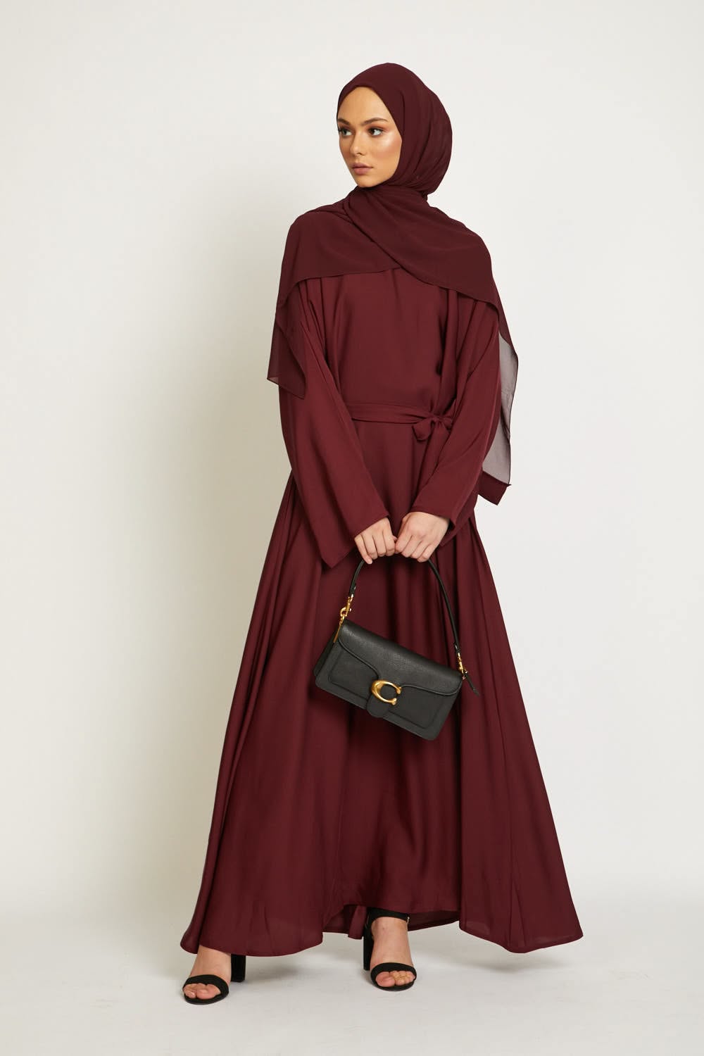 Hijab Dress - Maroon