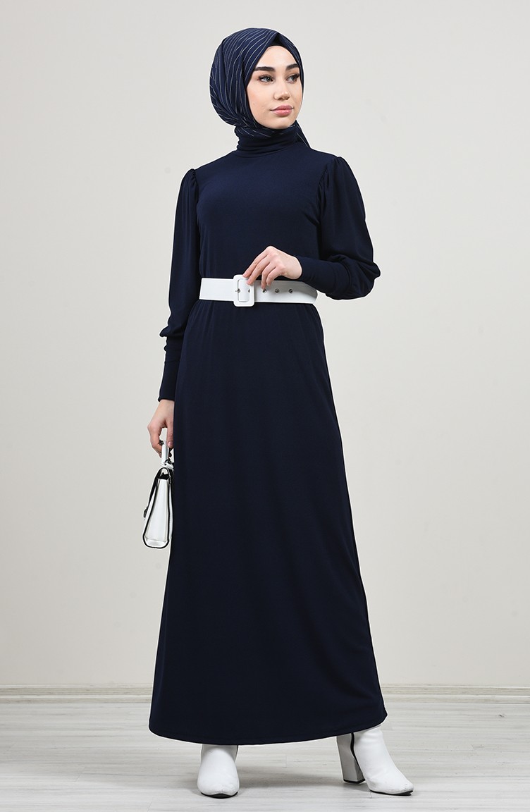 Hijab Dress - Navy
