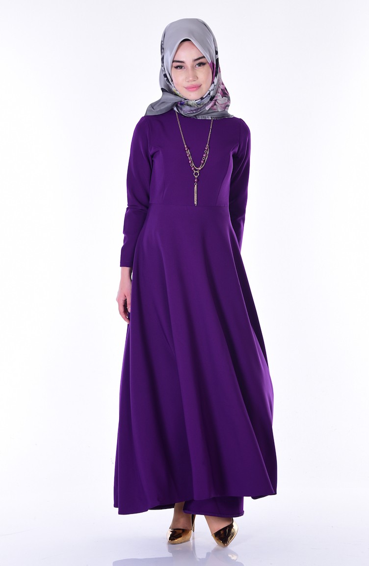 Hijab Dress - Purple