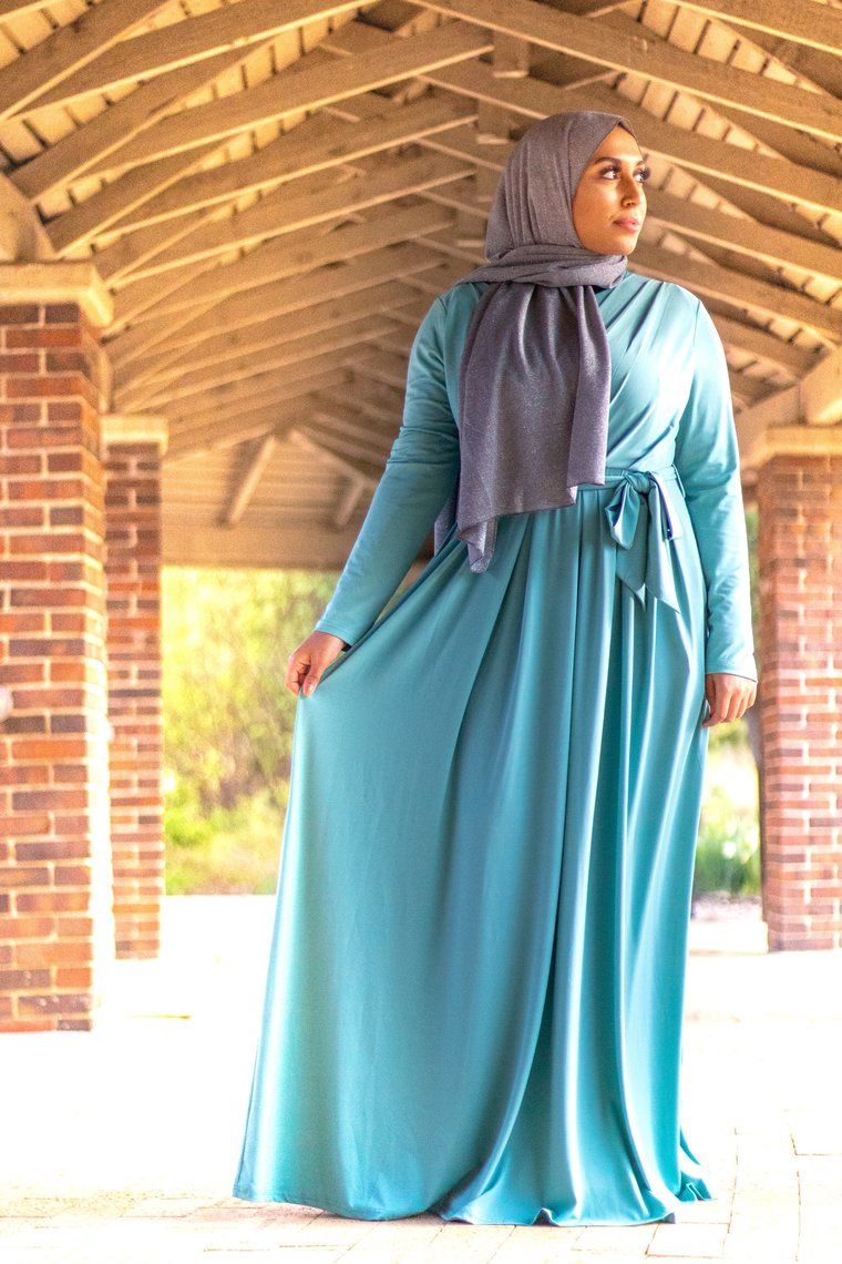 Hijab Dress - Teal