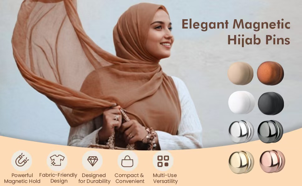 Hijab Pin - Brown