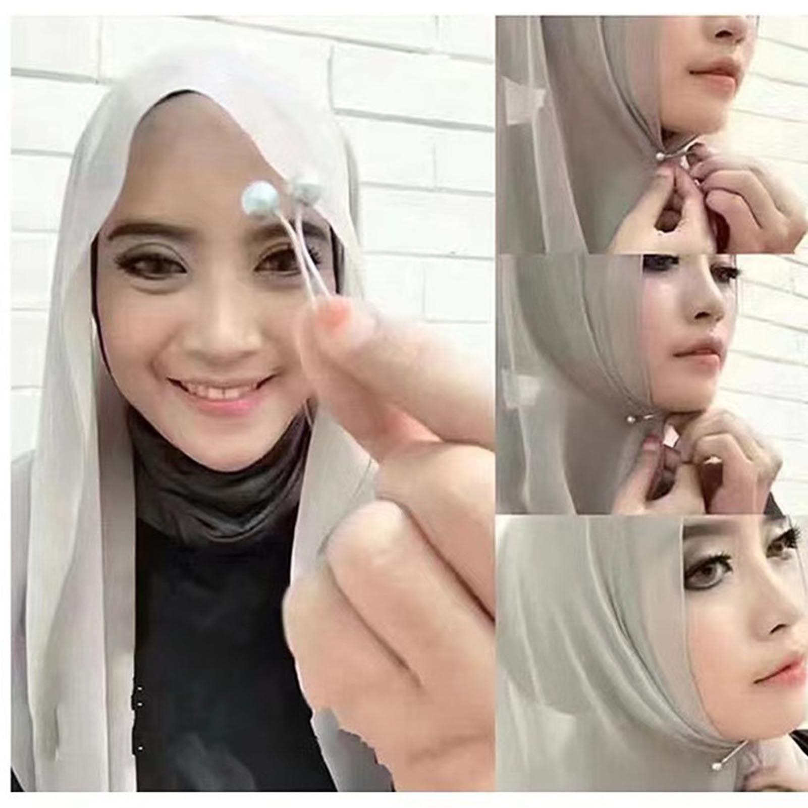 Hijab Safety Pin - Cream