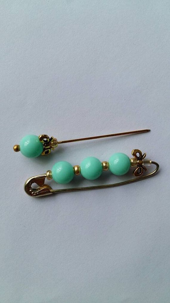 Hijab Safety Pin - Green