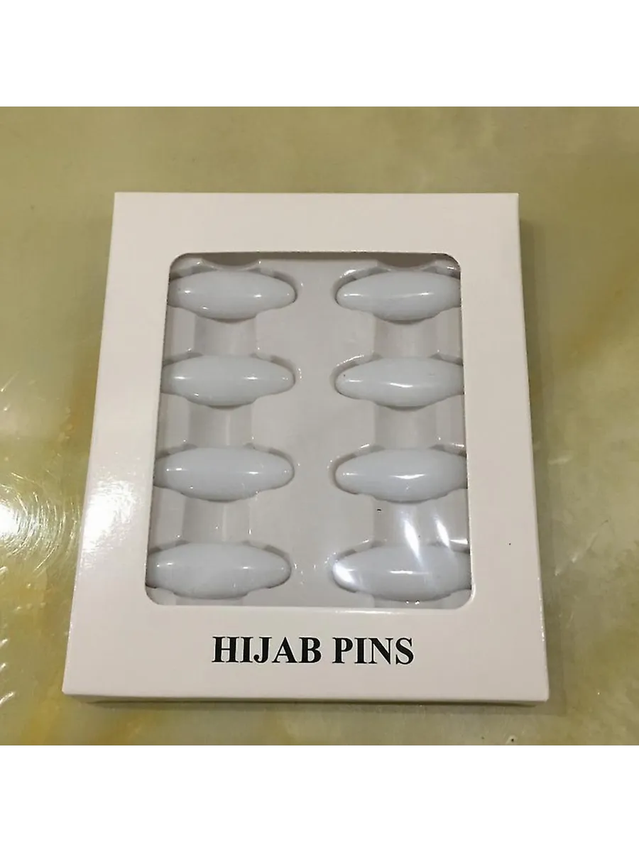 Hijab Safety Pin - White
