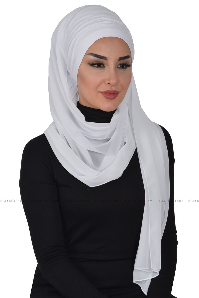 Hijab Underscarf - White