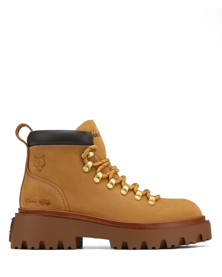 Hiking Brown Dress Boots