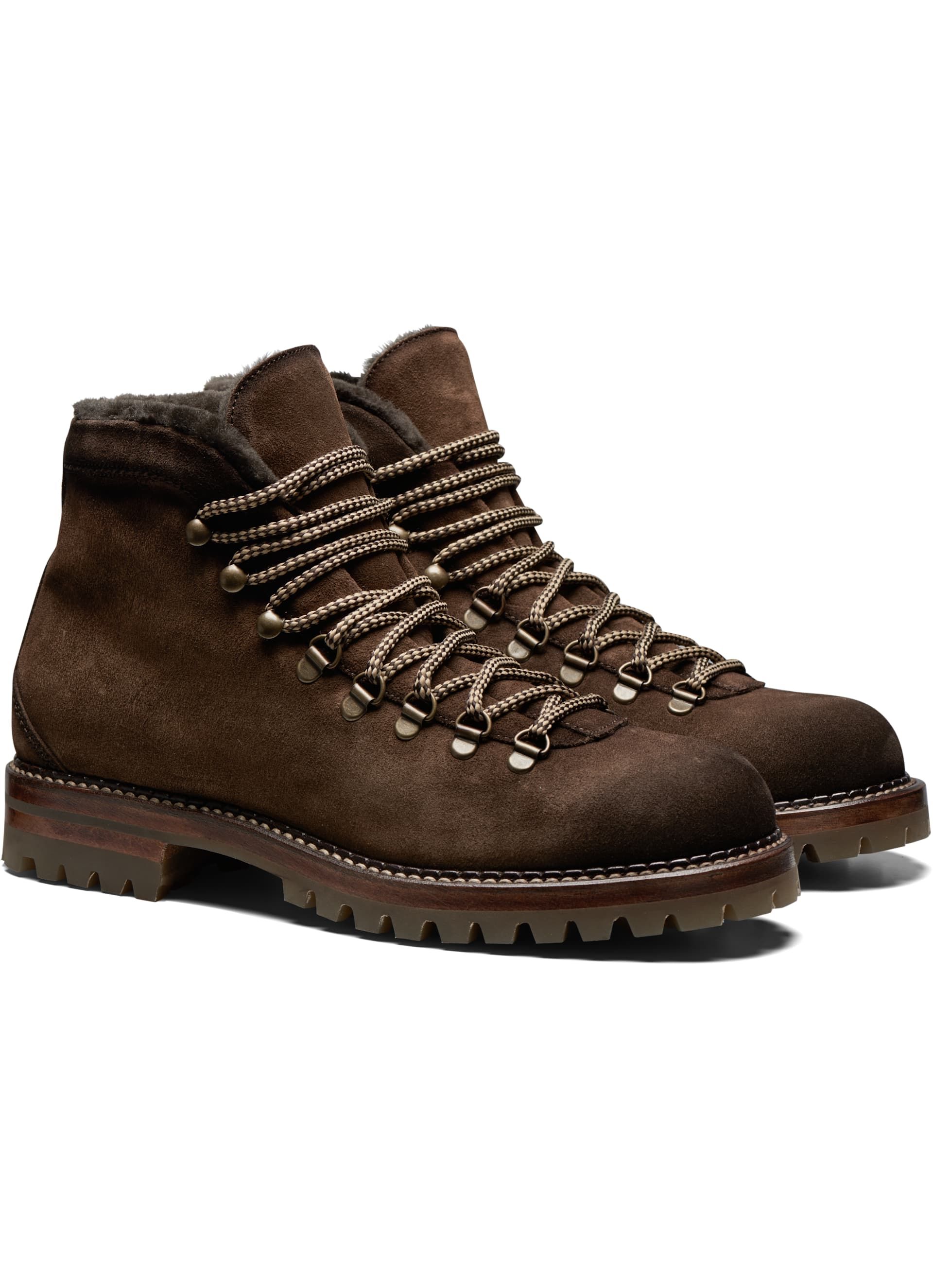 Hiking Brown Dress Boots