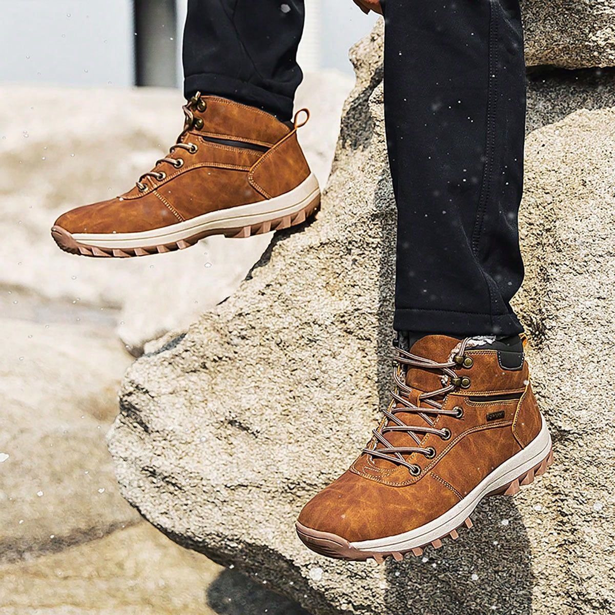 Hiking Charcoal Ankle Boots