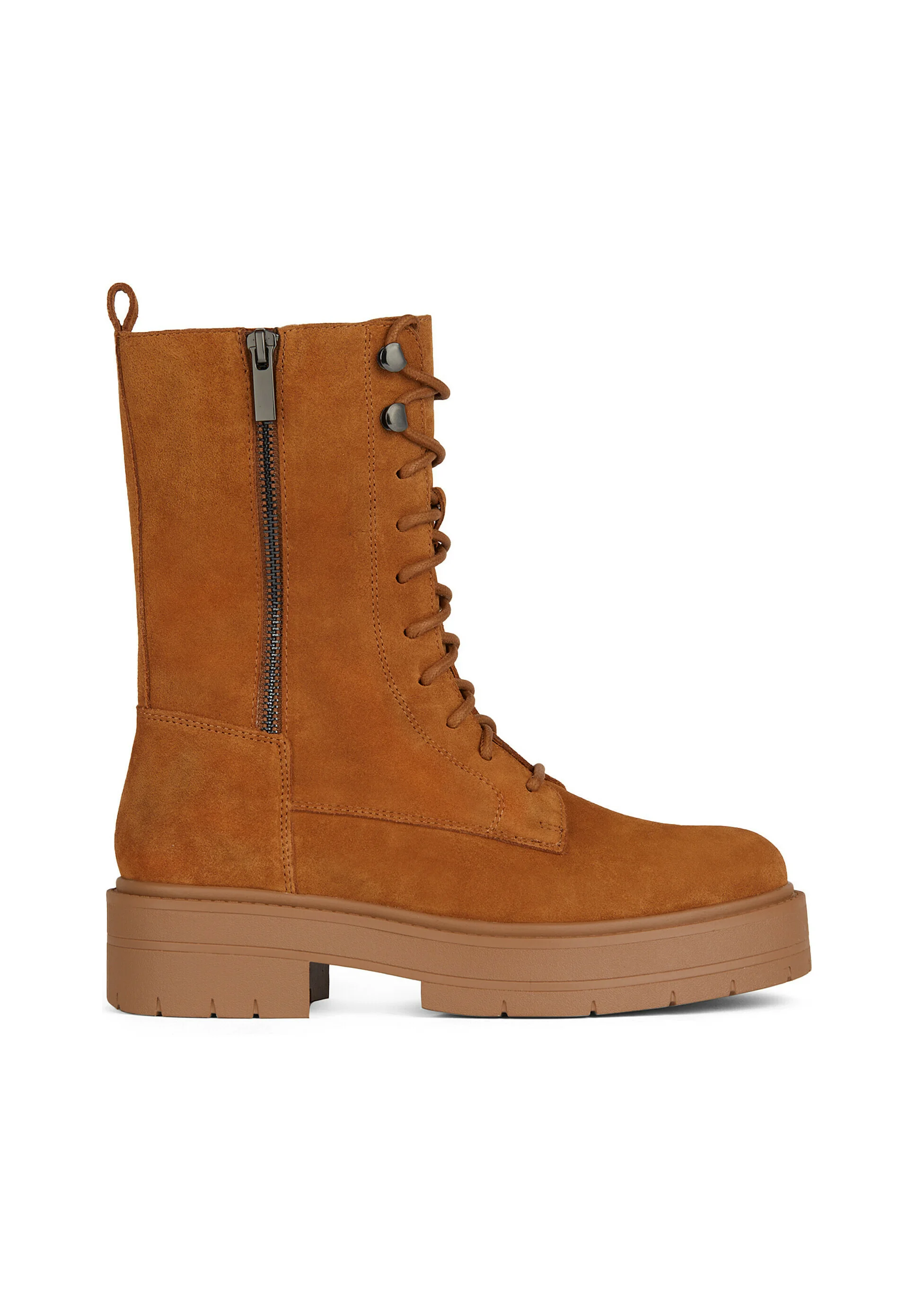 Hiking Cognac Combat Boots