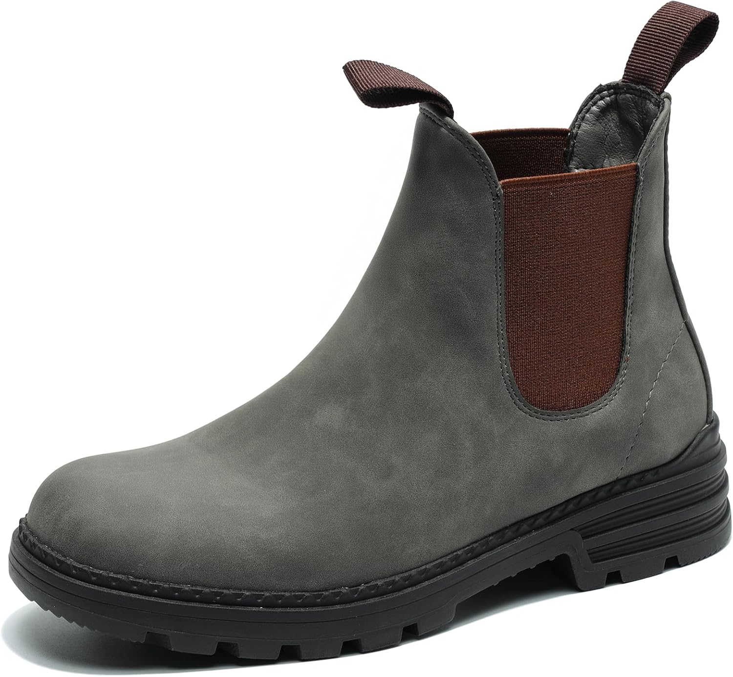 Hiking Grey Chelsea Boots