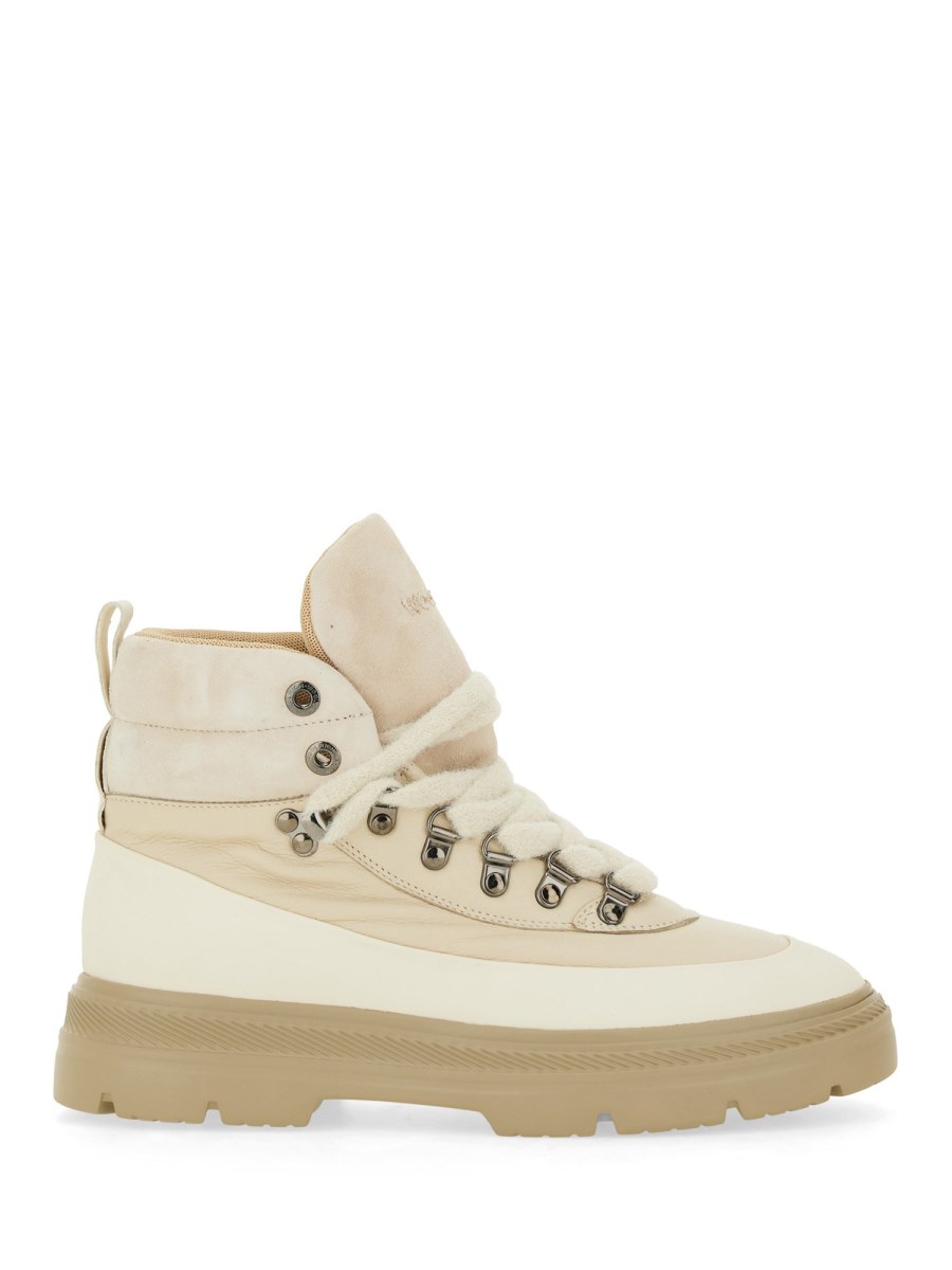 Hiking White Dress Boots