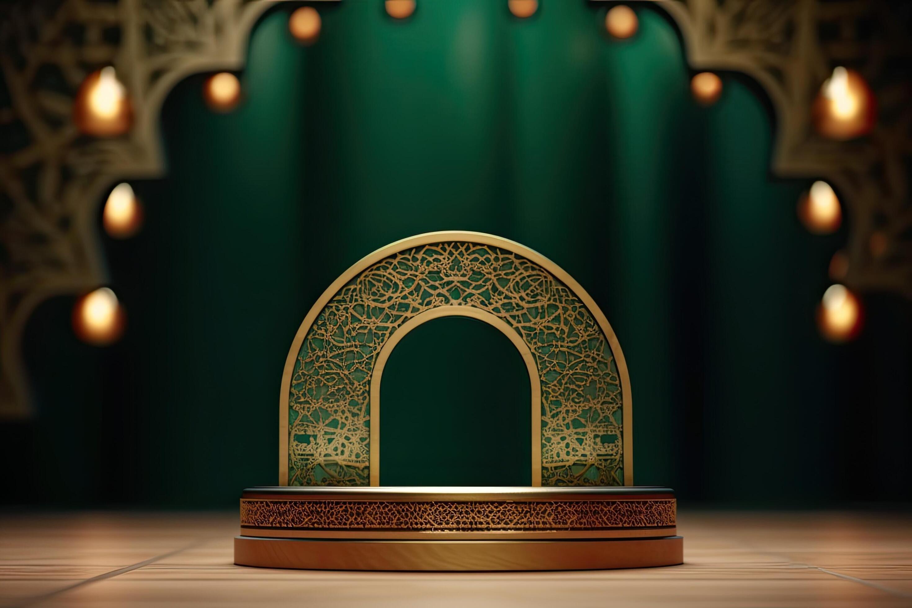 Islamic Decor - Green