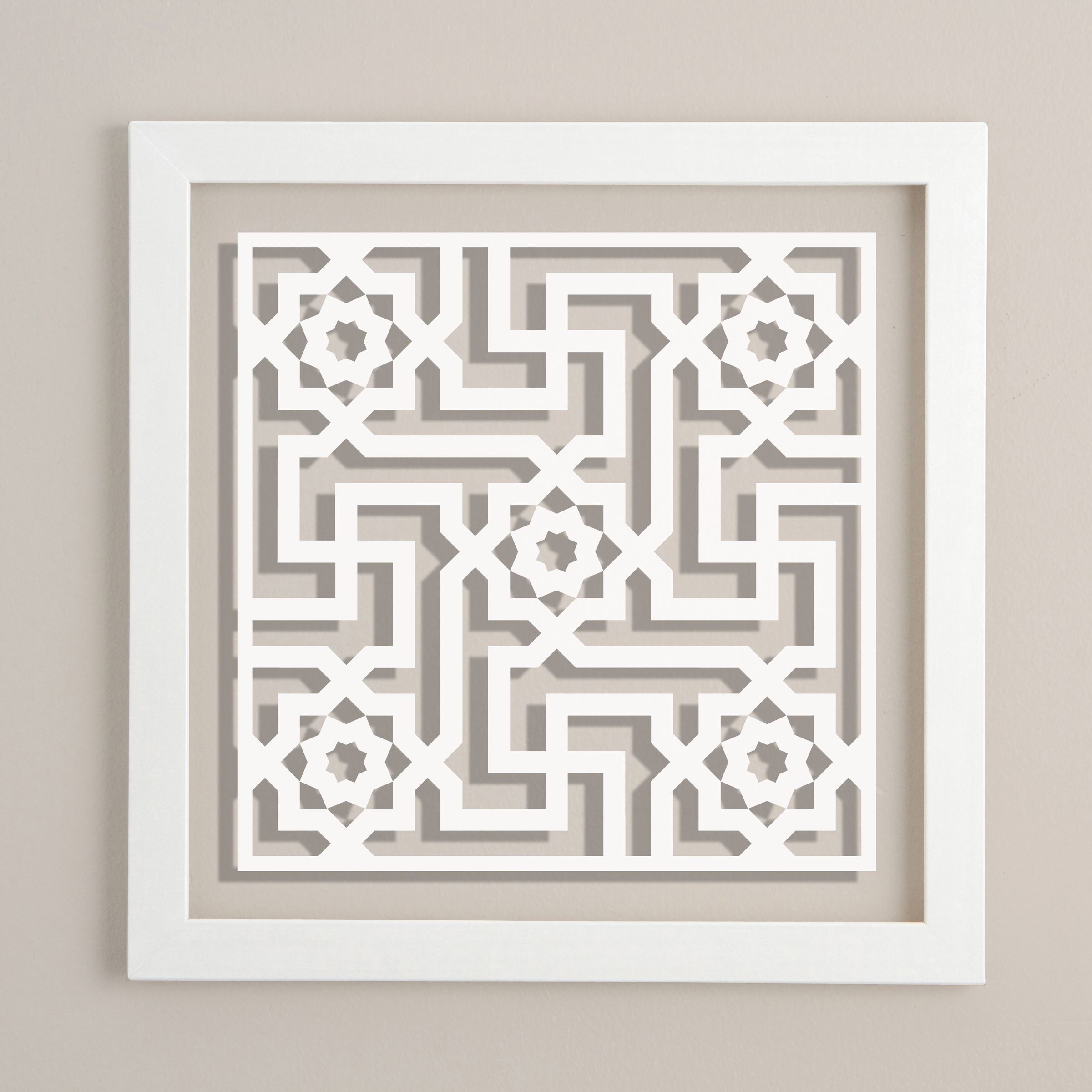 Islamic Decor - White
