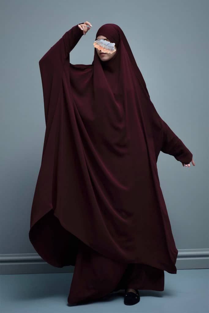 Jilbab - Maroon