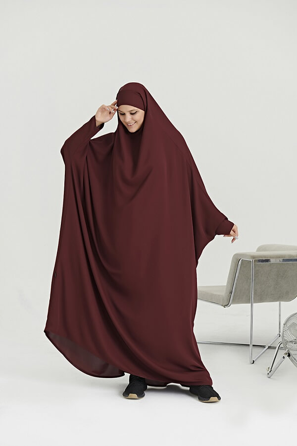 Jilbab - Maroon