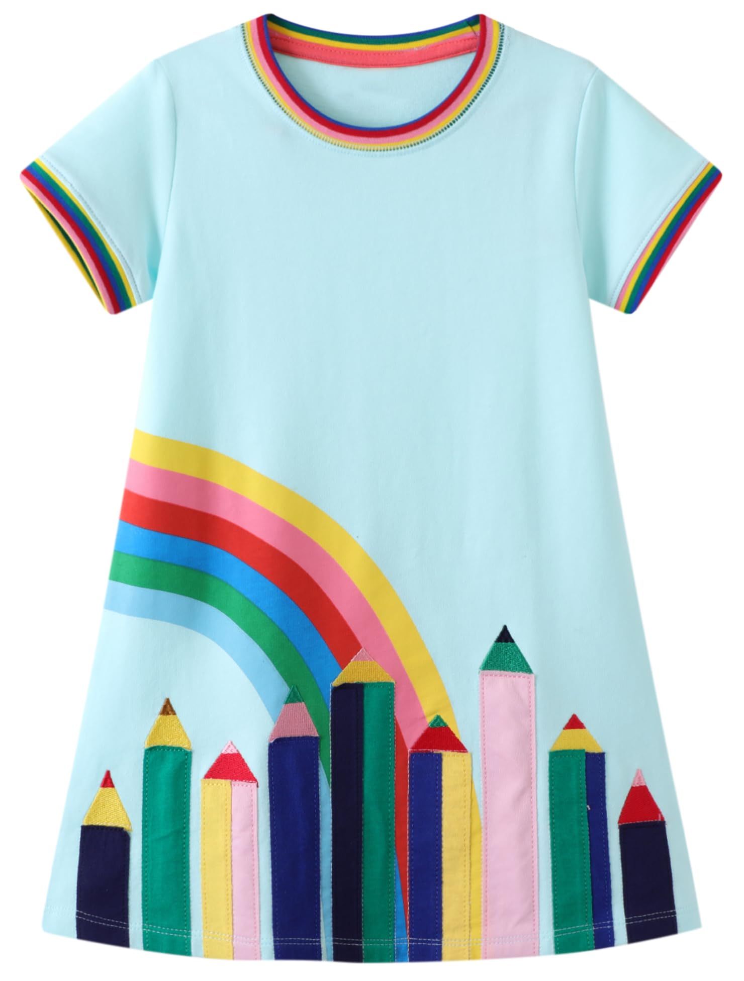 Kids Dress - 6-7 Years - Plain