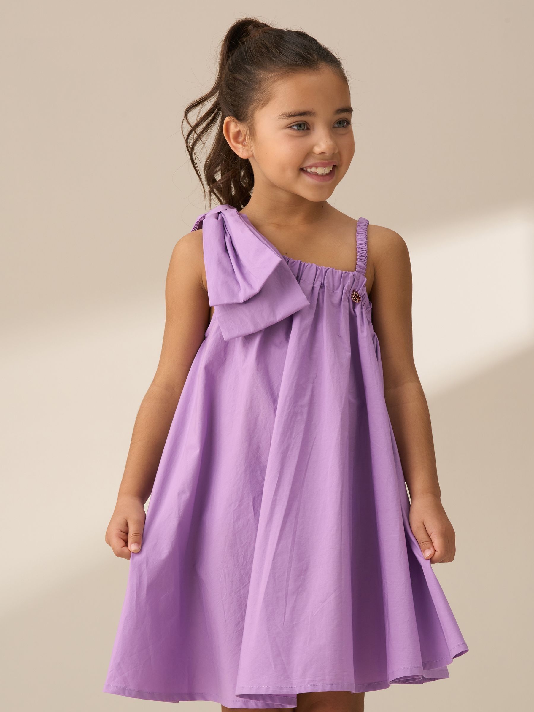 Kids Dress - 6-7 Years - Purple