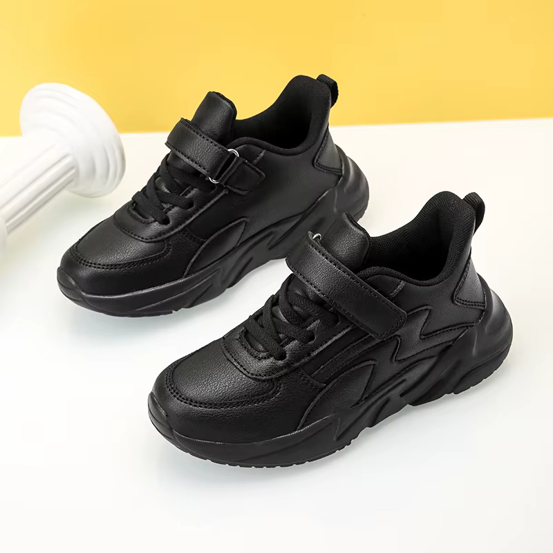Kids School Shoes - Size 28 - Black