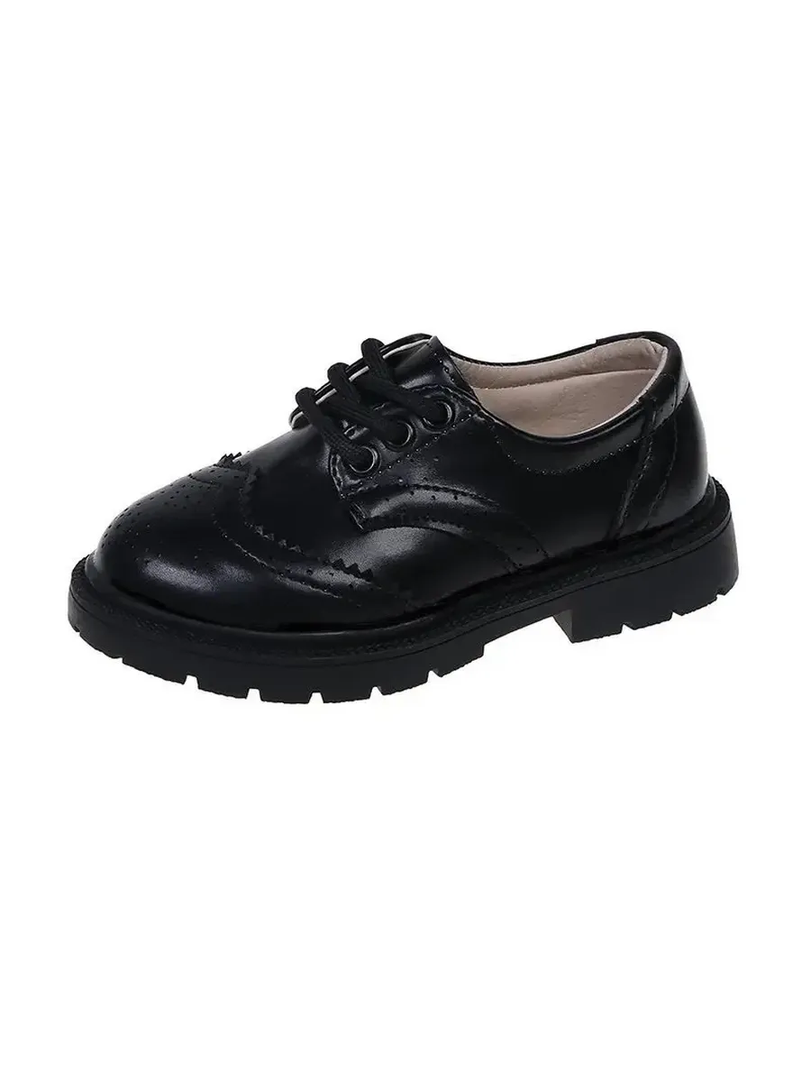 Kids School Shoes - Size 29 - Brown