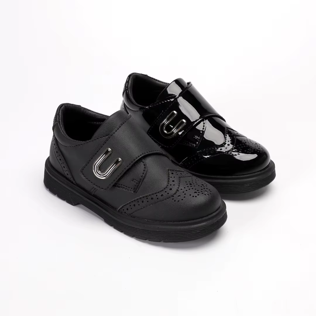 Kids School Shoes - Size 32 - Black