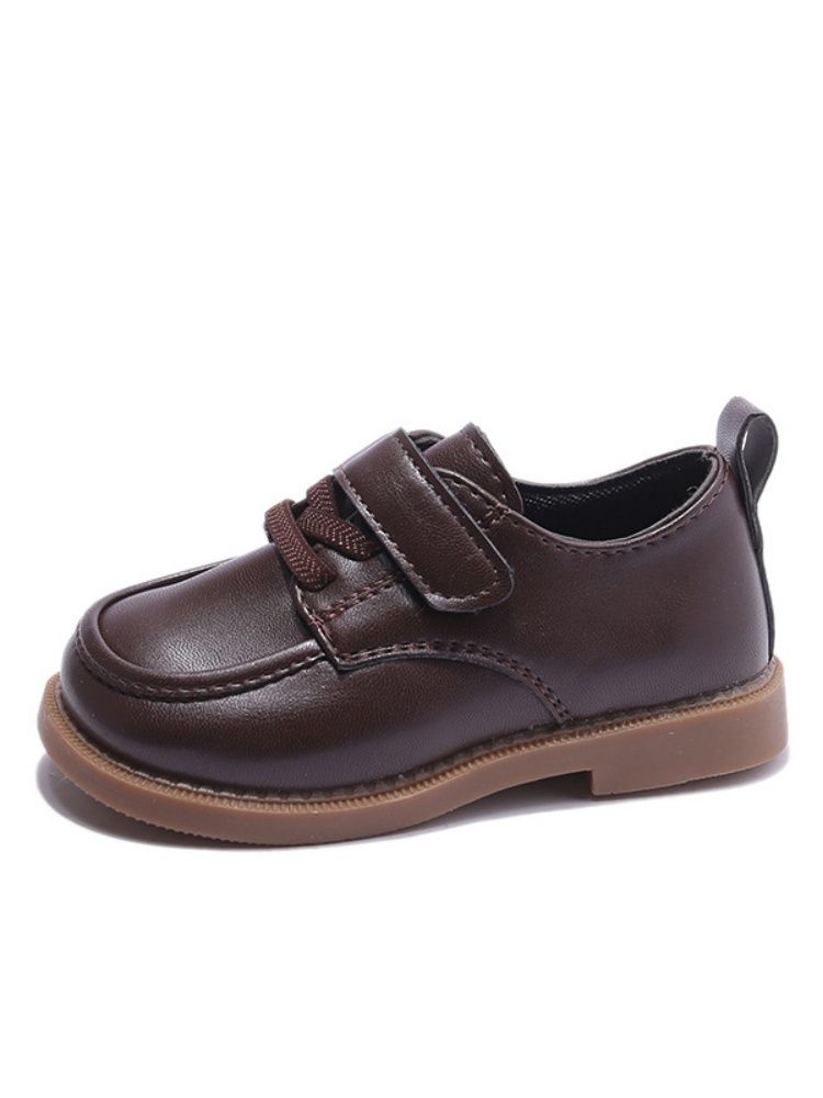 Kids School Shoes - Size 34 - Brown